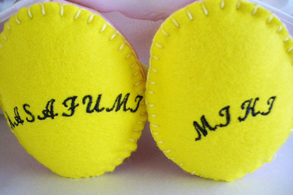 トラッキーとラッキーの衣装製作